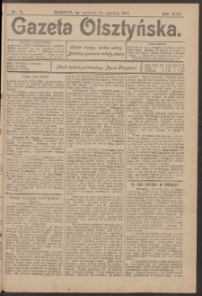 Gazeta Olsztyńska, 1907, nr 72