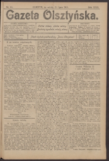 Gazeta Olsztyńska, 1907, nr 85