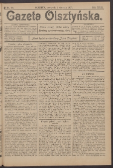 Gazeta Olsztyńska, 1907, nr 90