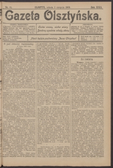 Gazeta Olsztyńska, 1907, nr 91