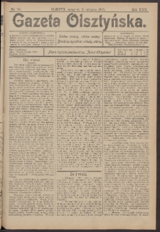 Gazeta Olsztyńska, 1907, nr 96