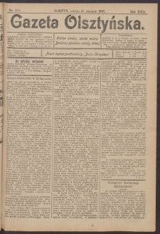 Gazeta Olsztyńska, 1907, nr 100
