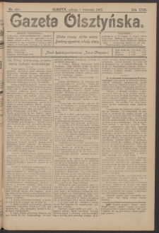 Gazeta Olsztyńska, 1907, nr 106