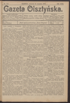 Gazeta Olsztyńska, 1907, nr 108