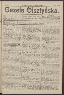 Gazeta Olsztyńska, 1907, nr 115
