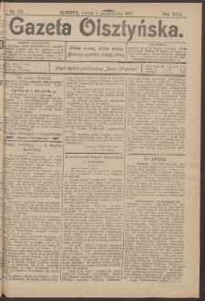 Gazeta Olsztyńska, 1907, nr 119