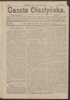 Gazeta Olsztyńska, 1908, nr 3
