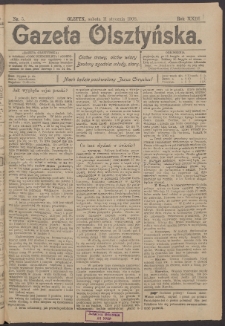 Gazeta Olsztyńska, 1908, nr 5