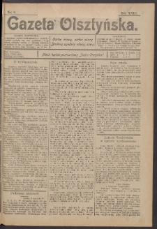 Gazeta Olsztyńska, 1908, nr 6
