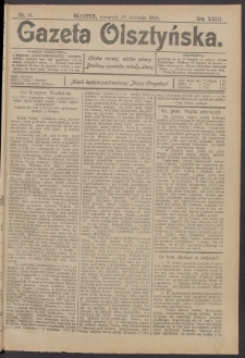 Gazeta Olsztyńska, 1908, nr 13