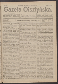 Gazeta Olsztyńska, 1908, nr 17