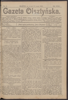 Gazeta Olsztyńska, 1908, nr 18
