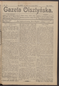 Gazeta Olsztyńska, 1908, nr 20