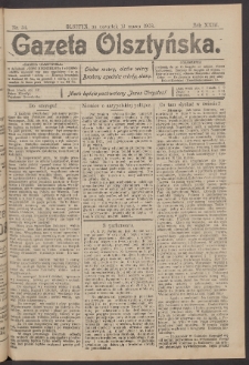 Gazeta Olsztyńska, 1908, nr 34