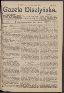 Gazeta Olsztyńska, 1908, nr 42
