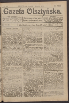 Gazeta Olsztyńska, 1908, nr 43
