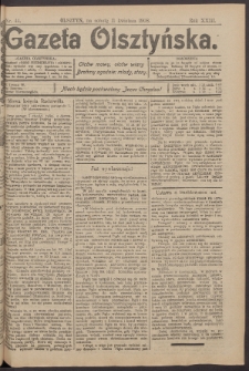 Gazeta Olsztyńska, 1908, nr 44