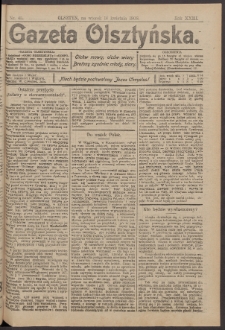 Gazeta Olsztyńska, 1908, nr 45