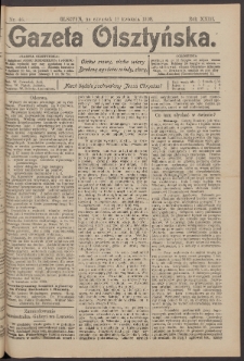 Gazeta Olsztyńska, 1908, nr 46