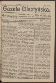 Gazeta Olsztyńska, 1908, nr 49