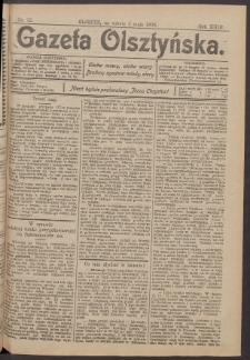Gazeta Olsztyńska, 1908, nr 52
