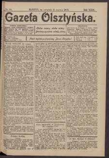 Gazeta Olsztyńska, 1908, nr 68