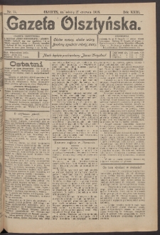 Gazeta Olsztyńska, 1908, nr 75