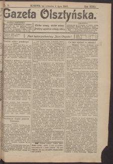 Gazeta Olsztyńska, 1908, nr 76