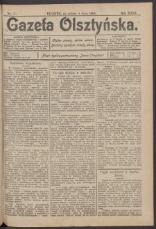 Gazeta Olsztyńska, 1908, nr 77