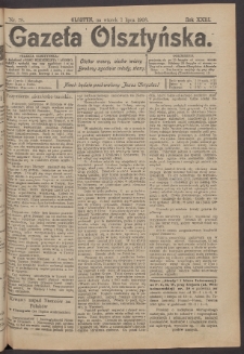 Gazeta Olsztyńska, 1908, nr 78