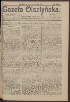 Gazeta Olsztyńska, 1908, nr 82