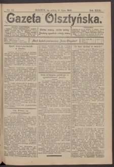 Gazeta Olsztyńska, 1908, nr 83