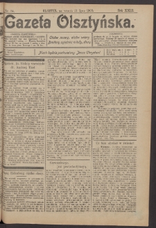 Gazeta Olsztyńska, 1908, nr 84