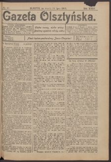 Gazeta Olsztyńska, 1908, nr 87