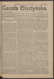 Gazeta Olsztyńska, 1908, nr 88