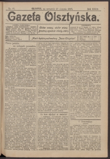 Gazeta Olsztyńska, 1908, nr 97