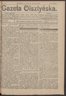 Gazeta Olsztyńska, 1908, nr 98