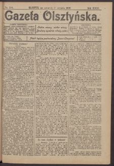 Gazeta Olsztyńska, 1908, nr 100