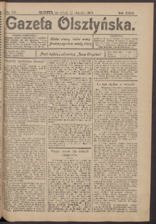 Gazeta Olsztyńska, 1908, nr 101