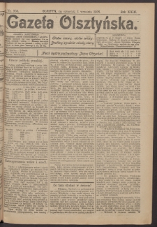 Gazeta Olsztyńska, 1908, nr 103