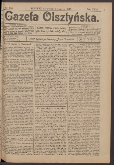 Gazeta Olsztyńska, 1908, nr 105