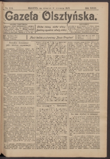 Gazeta Olsztyńska, 1908, nr 106
