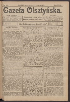 Gazeta Olsztyńska, 1908, nr 106