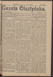 Gazeta Olsztyńska, 1908, nr 111