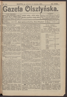 Gazeta Olsztyńska, 1908, nr 112