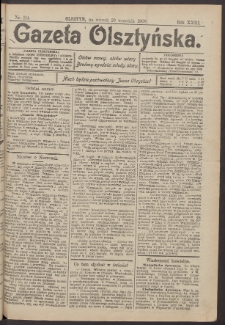 Gazeta Olsztyńska, 1908, nr 114