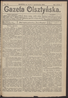 Gazeta Olsztyńska, 1908, nr 117