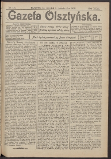 Gazeta Olsztyńska, 1908, nr 118