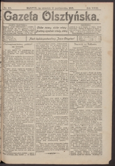Gazeta Olsztyńska, 1908, nr 121
