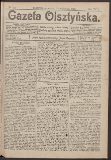 Gazeta Olsztyńska, 1908, nr 122